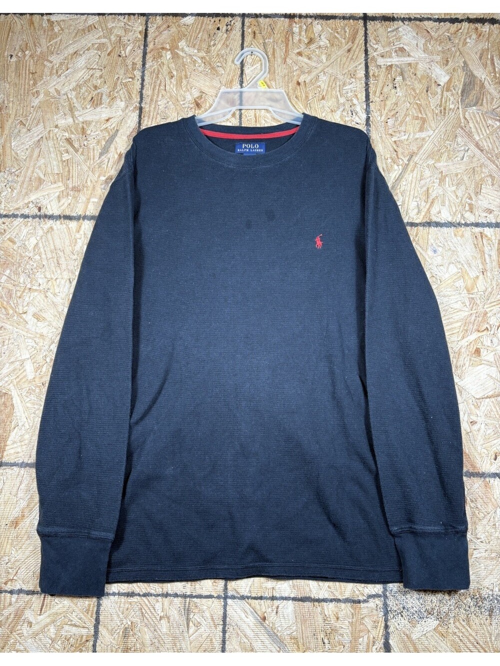 Polo Ralph Lauren Sleepwear Thermal Shirt Mens Large Navy Pullover Pajama Warm